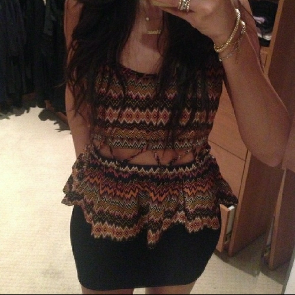 Millau Aztec Print Top